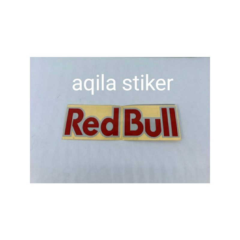 

Stiker sticker tulisan REDBULL