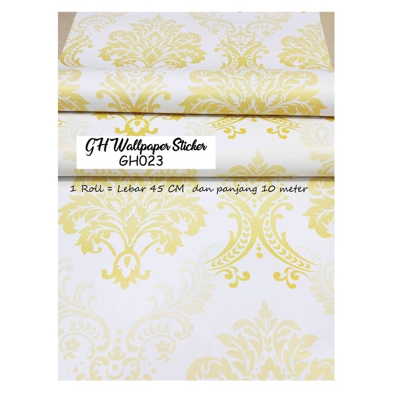 PROMO!! PAKET 2  ROLL Wallpaper Bahan PVC non transparan, waterproof MOTIF BATIK