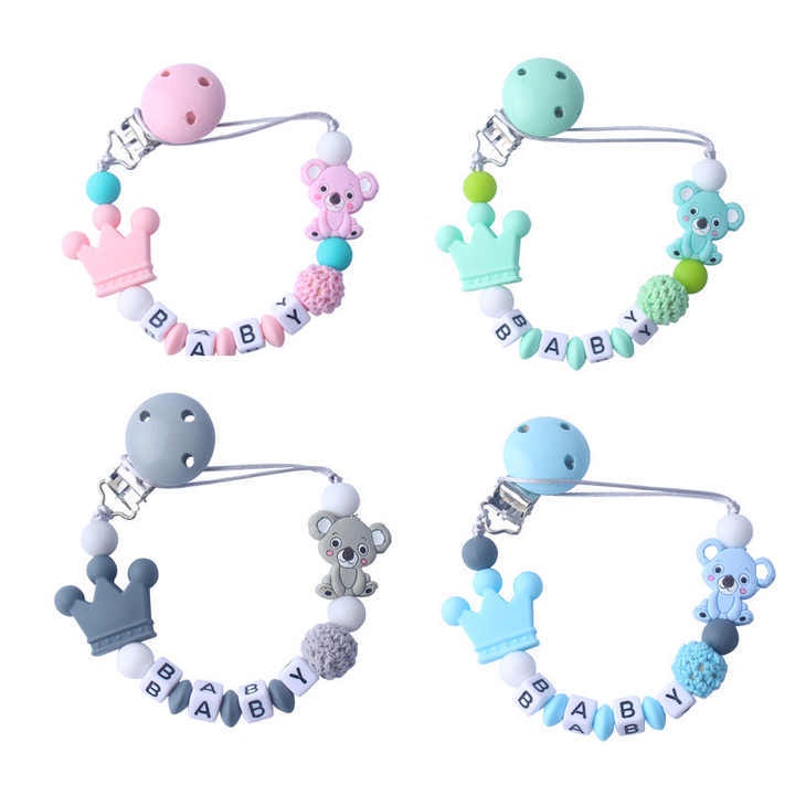 (BC) Tali Pacifier Clipper Dot Bayi Empeng Teether Clipper Gantungan Empeng Bayi