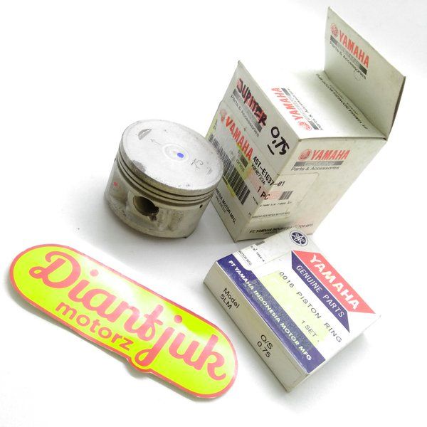 Piston Kit Piston Seher Dan Ring Seher Piston Oversize Os 75 Yamaha Crypton Vega Lama Vega R Lama Ju