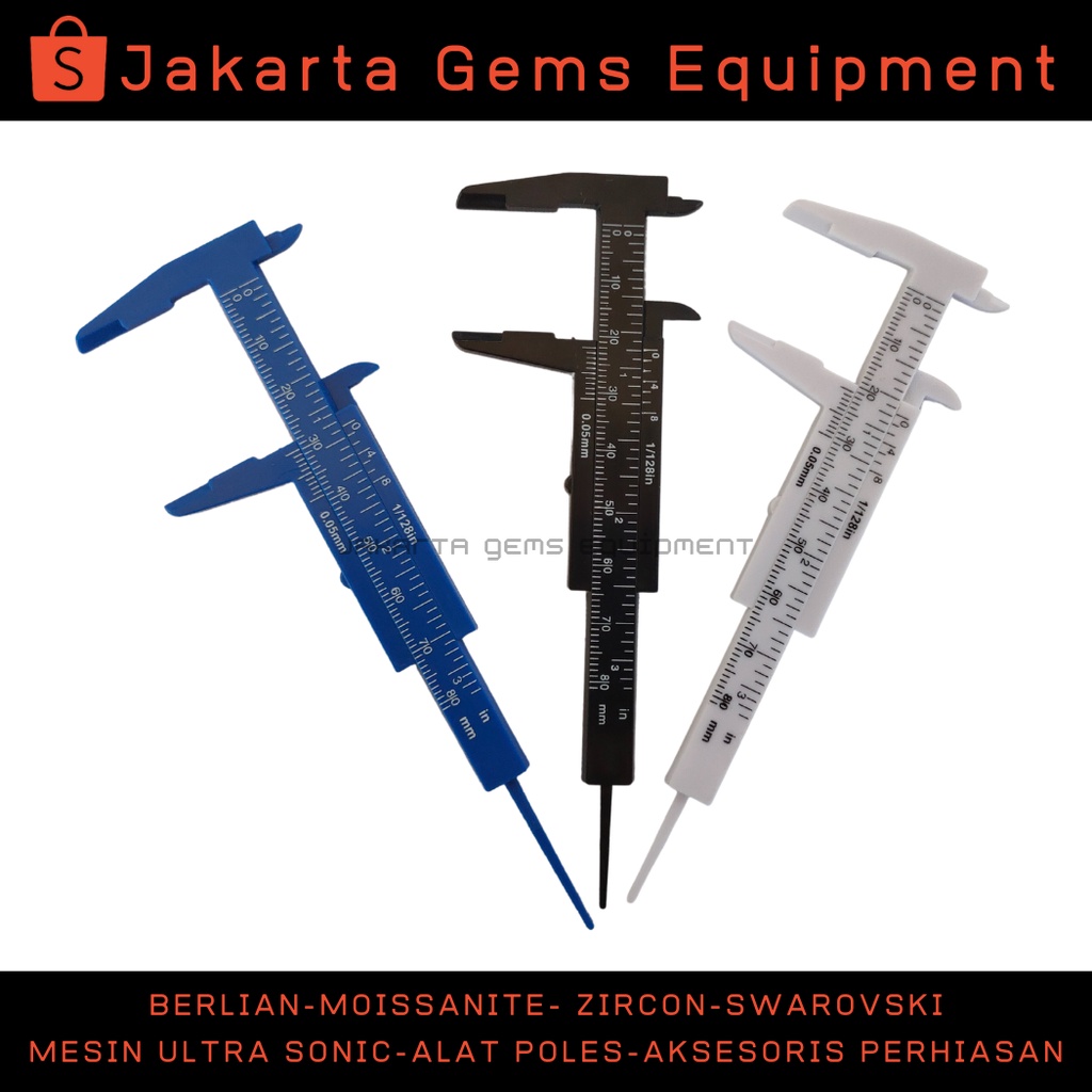 Sigmat - Jangka Sorong - Manual Plastik - 8cm - 3 Warna