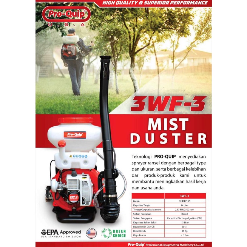 Backpack Sprayer Proquip 3 WF 3