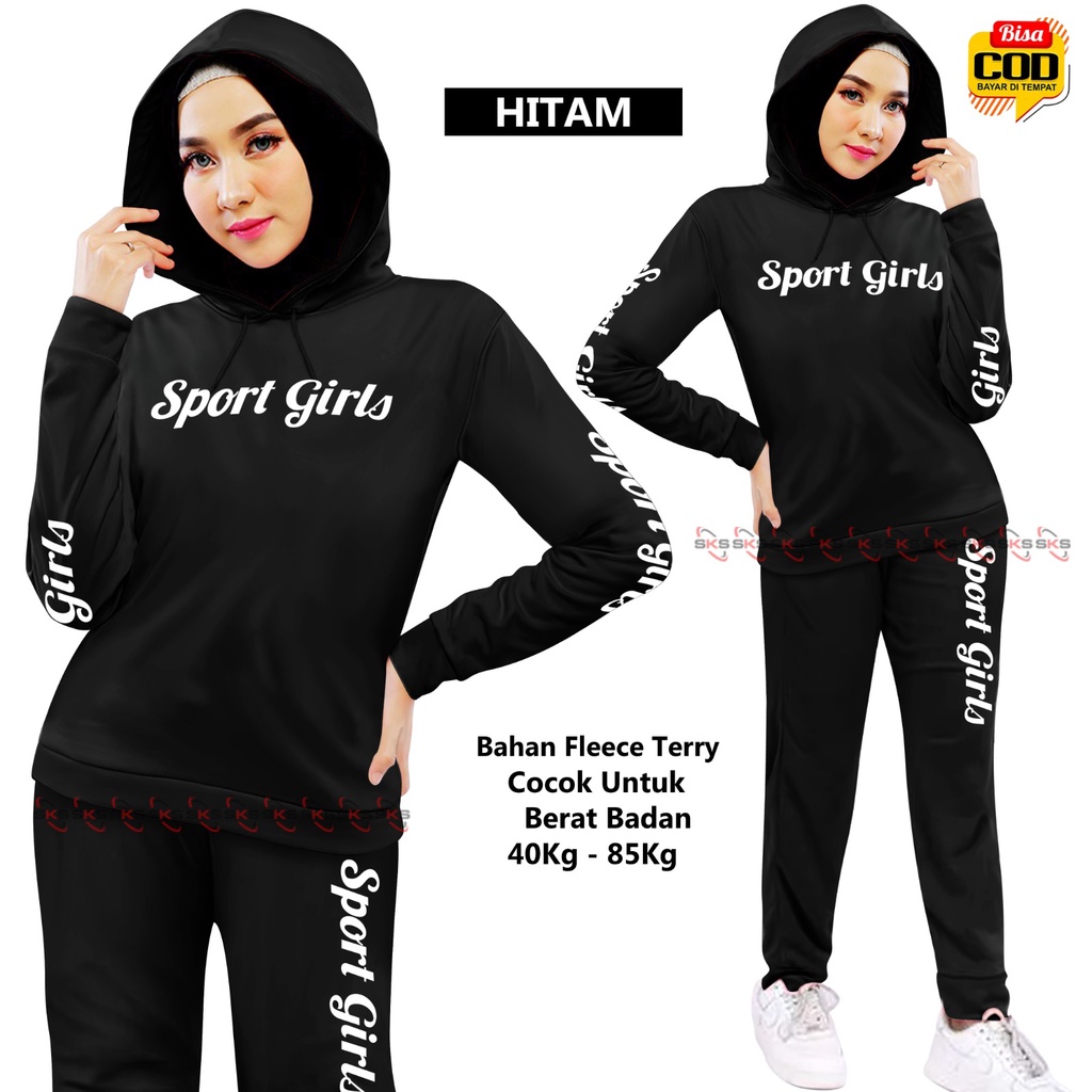 Setelan Olahraga Wanita sweater Hoodie Suiter, BISA COD &amp; Gratis Ongkir TM 000114 A Setelan Olahraga Training Senam Olahraga Wanita Sweater Kaos Lengan + Celana Panjang sportswear suit Training suit Trening Olahraga Kostum Senam Joging Baju Olahraga