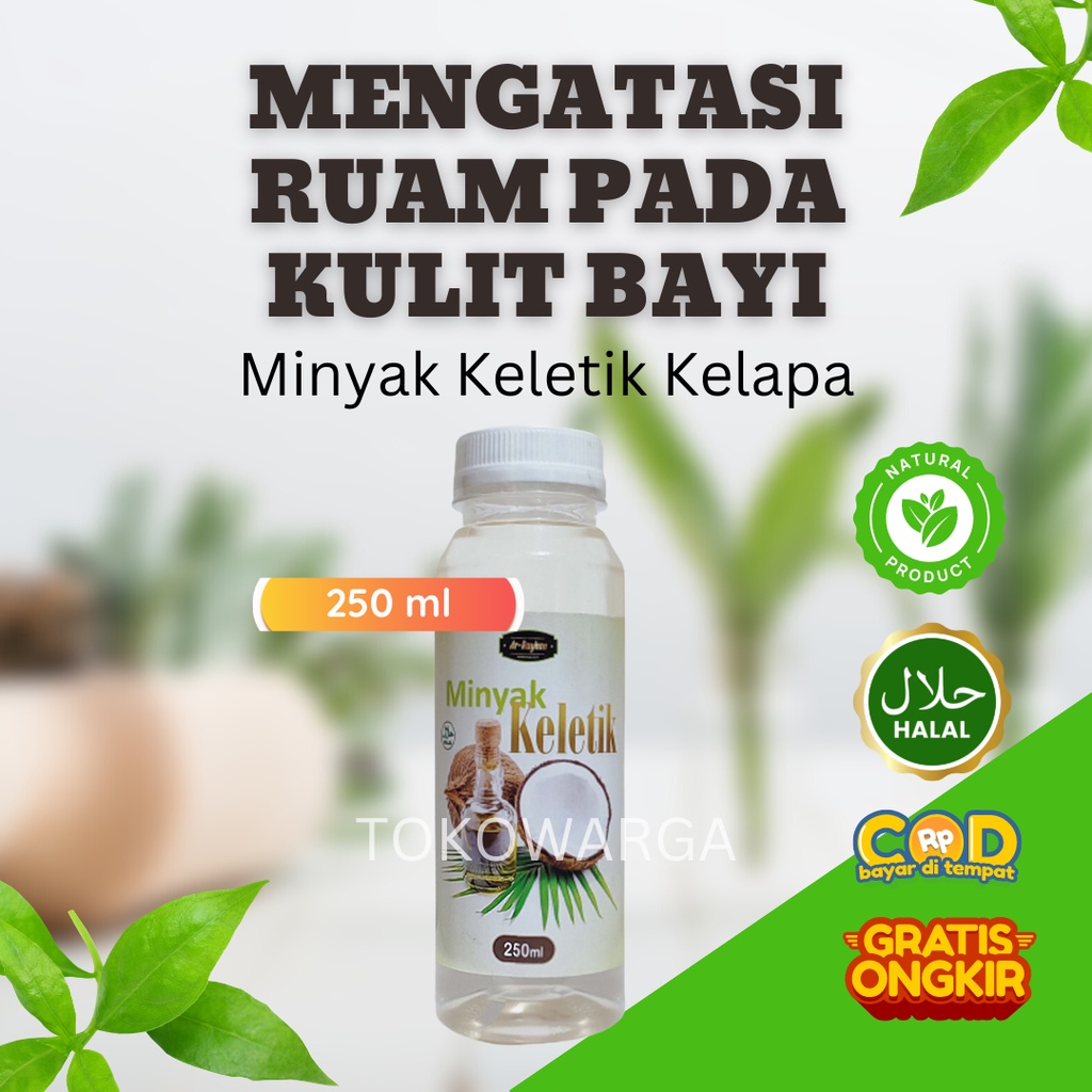 

Ar-Rayhan Minyak Keletik / Minyak Kelentik 100% Murni 250ml / Minyak Serbaguna Minyak Kelapa Murni