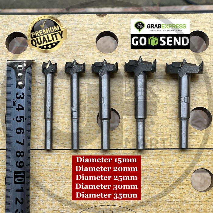 Terlaris Bor Mata Bor Engsel Sendok Carbide Holesaw Set 5Pcs