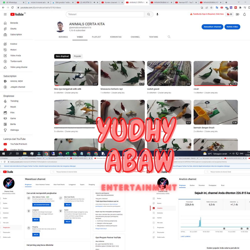 

YOUTUBE MONET