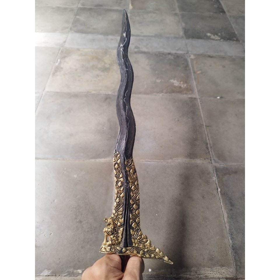 Keris Kamardikan Kinatah Singo Barong Luk 7