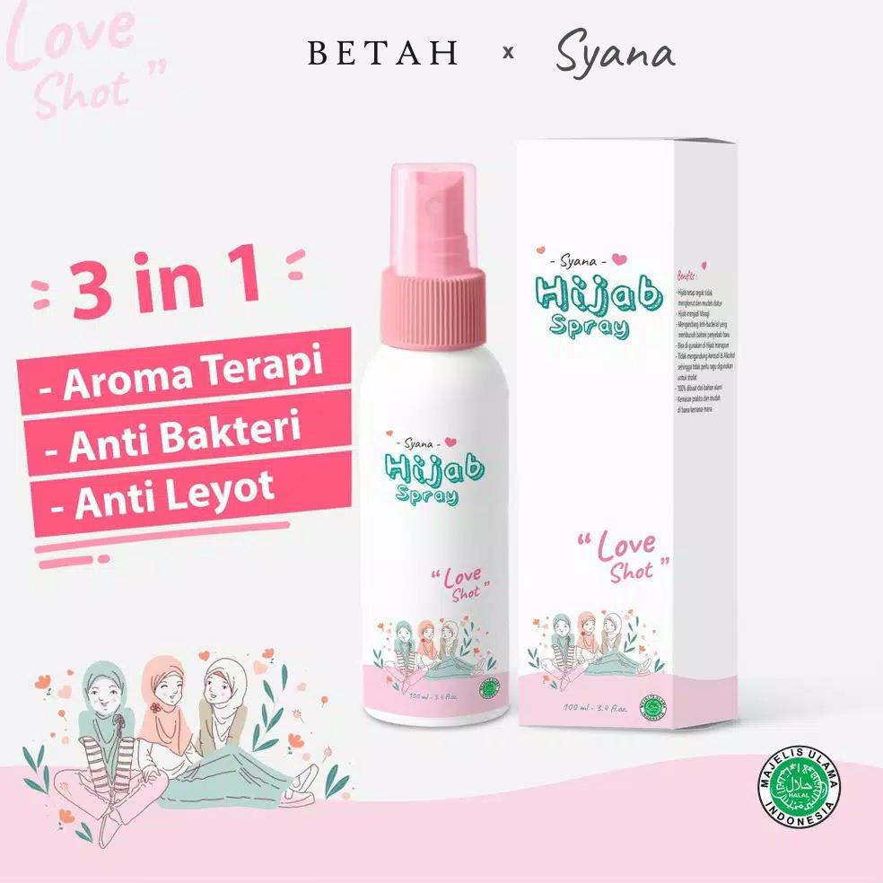TERPERCAYA Syana Hijab Spray Anti Letoy Jilbab Kerudung Instan Spray Pewangi Parfum Hijab Jilbab Ins