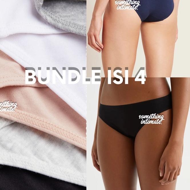 ♠ [99RB ISI 4] MRK SPR Basic Black Everyday Underwear Panty Celana Dalam Hitam Harian CD Panties Imp