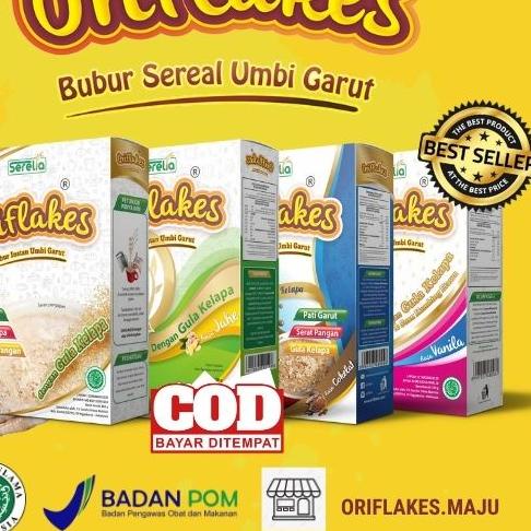 

➳ ORIFLAKES SOLUSI MAAG DAN ASAM LAMBUNG SEREAL UMBI GARUT 350 Gram ♦