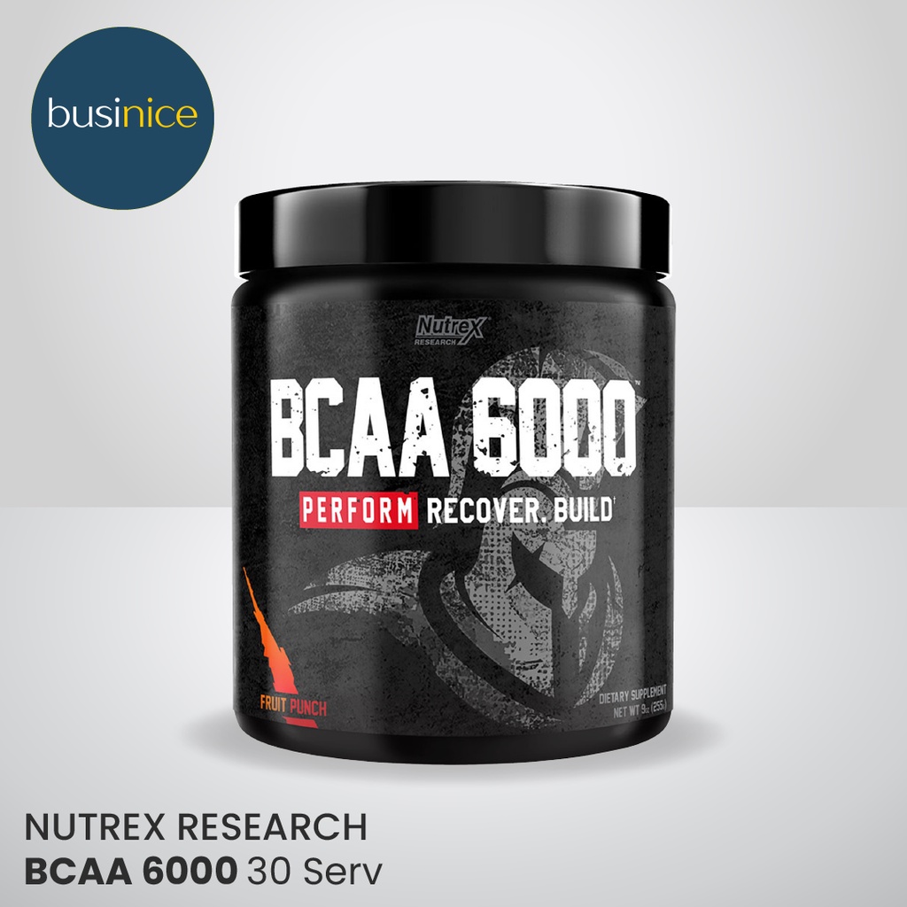 Nutrex Bcaa 6000 Powder 30 Servings Perform Recovery Build Original