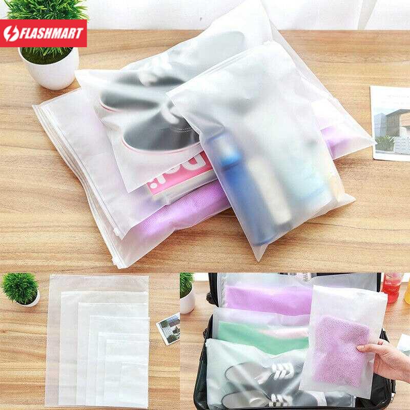 Flashmart Plastik Pouch Zipper Organizer Travel Waterproof - LIN3S
