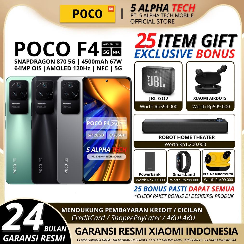 POCO F4 5G 8/256GB 6/128GB GARANSI RESMI XIAOMI