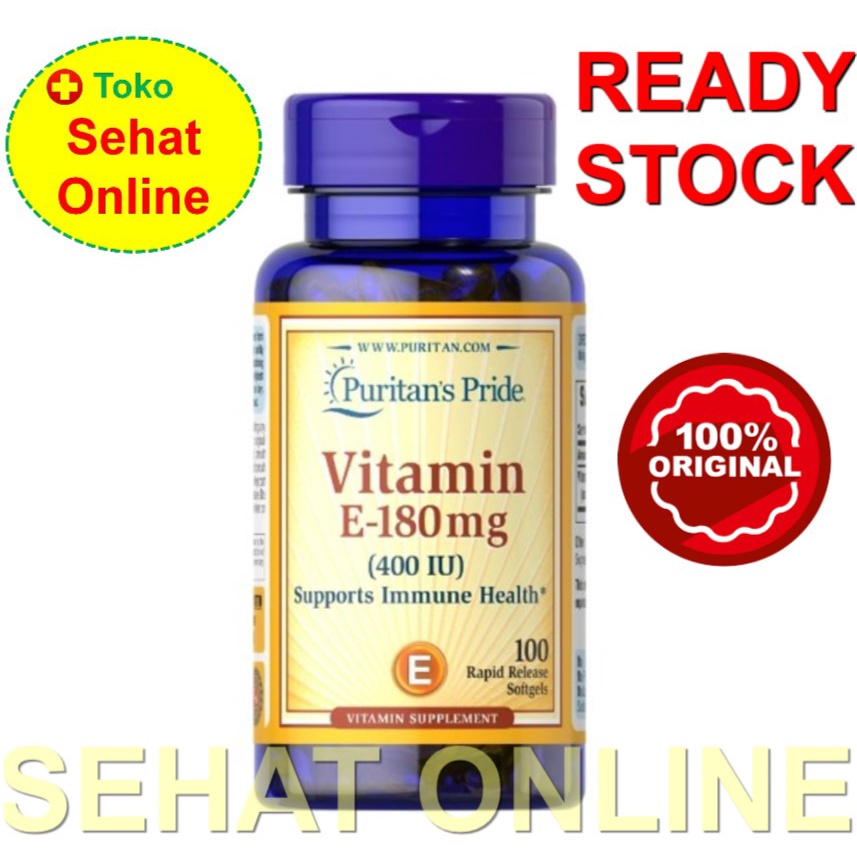 Puritan Pride Vitamin E 400 IU 100 Softgel