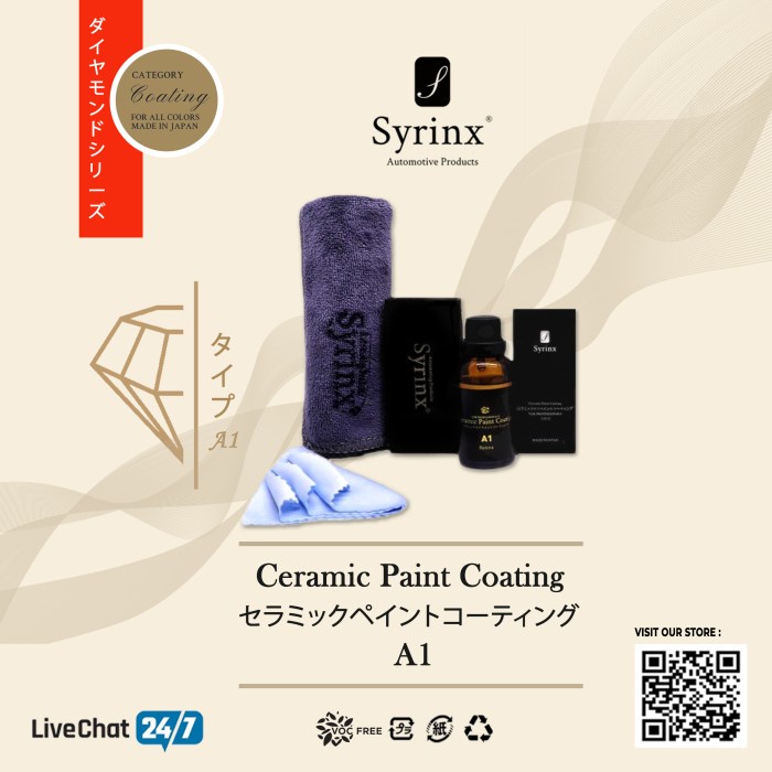 FREE ONGKIR JAPANESE DIAMOND SERIES NANO CERAMIC COATING PREMIUM PRODUCT SYRINX FREE ONGKIR