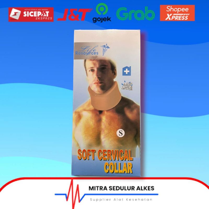 Cervical Collar Soft ukuran S / Penyangga Leher Empuk Resources