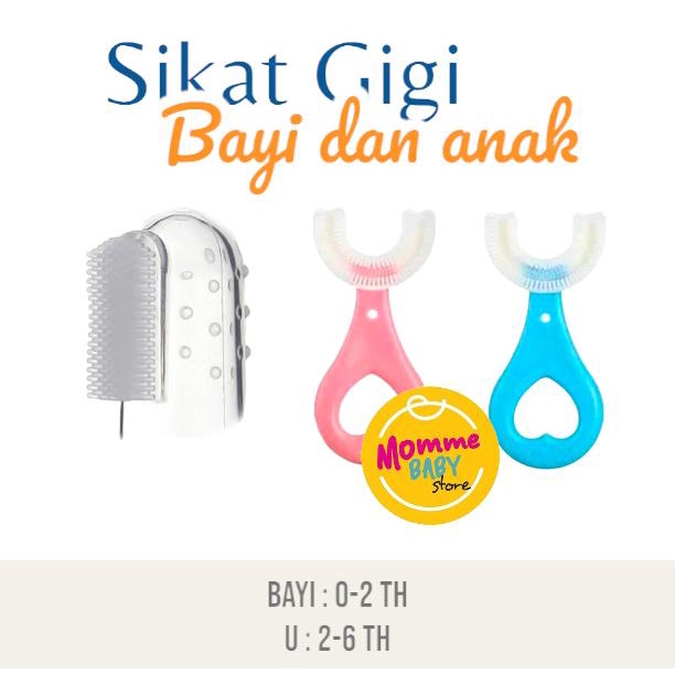 Sikat Gigi Silicon Bayi - Finger Tooth Brush - Pembersih Mulut Bayi