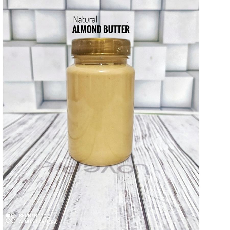 

♣ Natural Almond Butter 300gr - Creamy / Crunchy, Selai Almond ➲