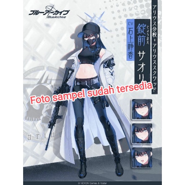 Jaket/jubah Joumae Saori Blue Archive