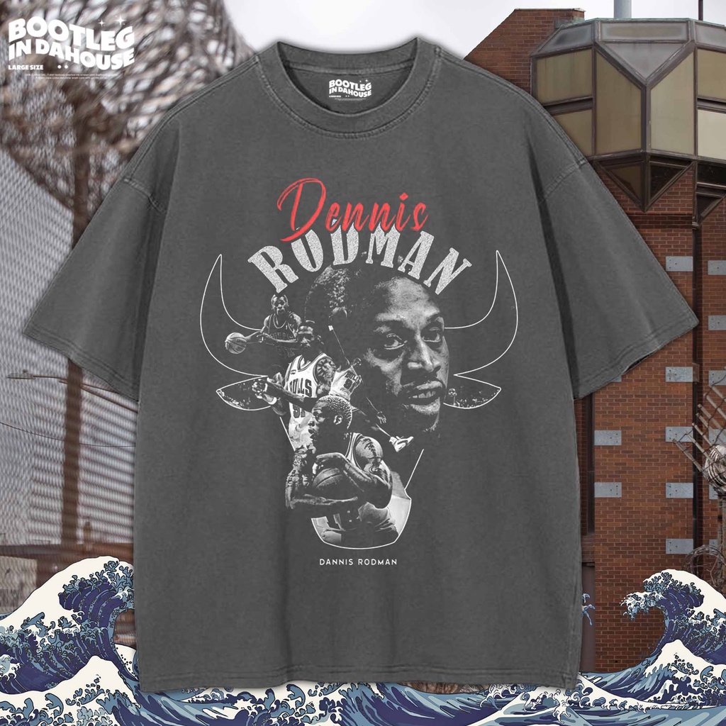 DENNIS RODMAN Oversize T-shirt / Kaos Oversize DENNIS RODMAN