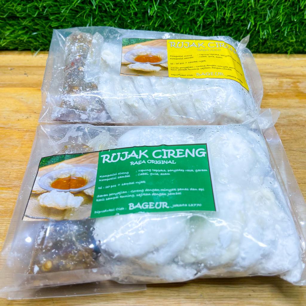 

Rujak Cireng isi 20 + Sambal Rujak - Rasa Original / Keju - Cireng Goreng
