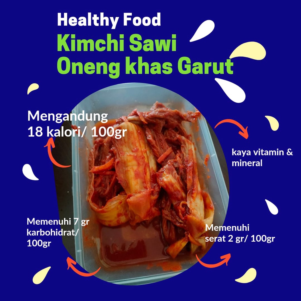 

KIMCHI SAWI ONENG khas GARUT 200gr