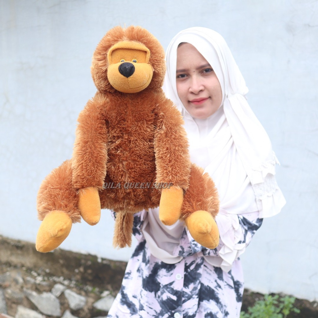 BONEKA MONYET L TERLARIS, MURAH , BISA COD