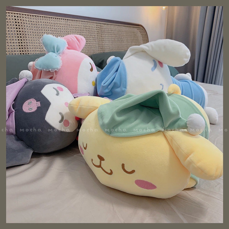 ▼﹊☼Kulomi Melody anjing bertelinga besar mimpi bahagia boneka boneka mewah boneka lucu Sanrio gadis 