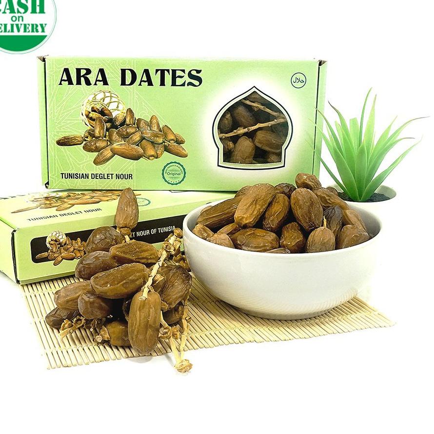 

♚ Kurma Tunisia Tangkai 1Kg Premium Kemtan ARA DATES ♣