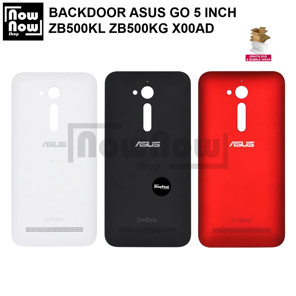 Backdoor Asus Zenfone 3 GO 5 Inch 5" 4G LTE ZB500KL ZB500KG X00AD X00BD X00ADC Tutup Belakang Backco