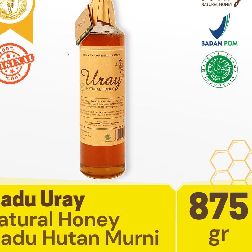 

Ω URAY NATURAL HONEY (875 GRAM) / MURNI / PURE HONEY ➢