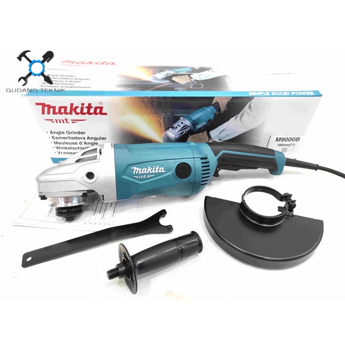 Mesin Gerinda Tangan Listrik 7&quot; M9000B MAKITA / Electric Angle Grinder Disc Grenda Gurinda Tangan 7 Inch M 9000B MAKITA