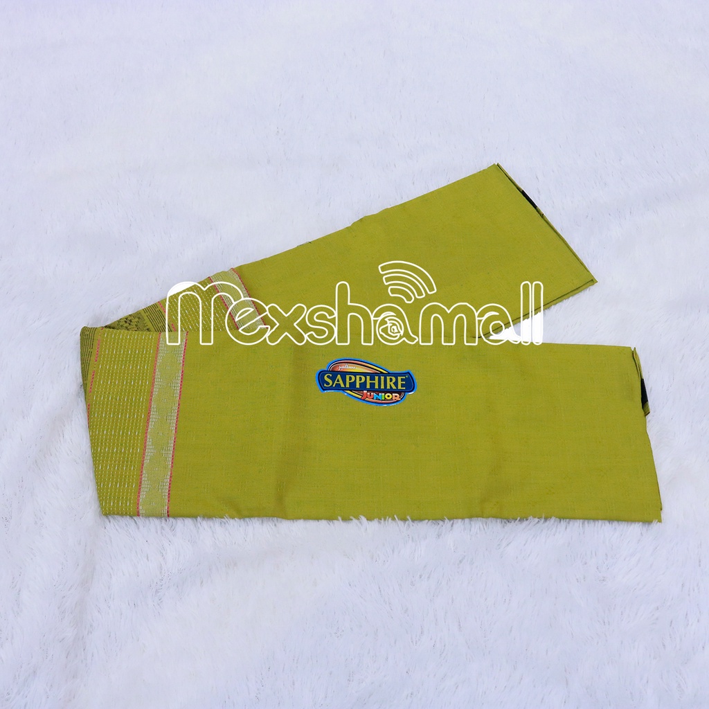 Sarung Anak Sapphire Polos Warna Original I Sarung Tenun Sapphire Anak