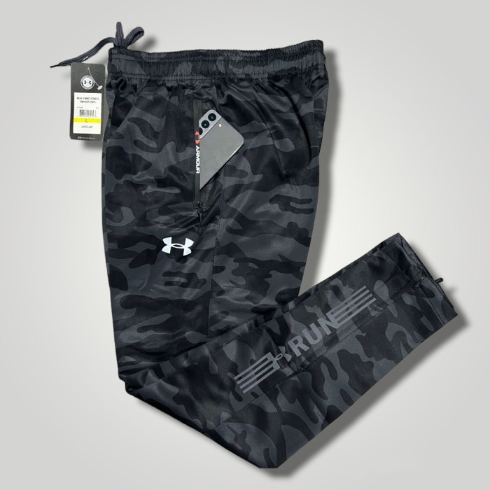 Celana training panjang army import premium quality terbaru - Army Hitam, 4XL (B1R1) Terlaris Premiu