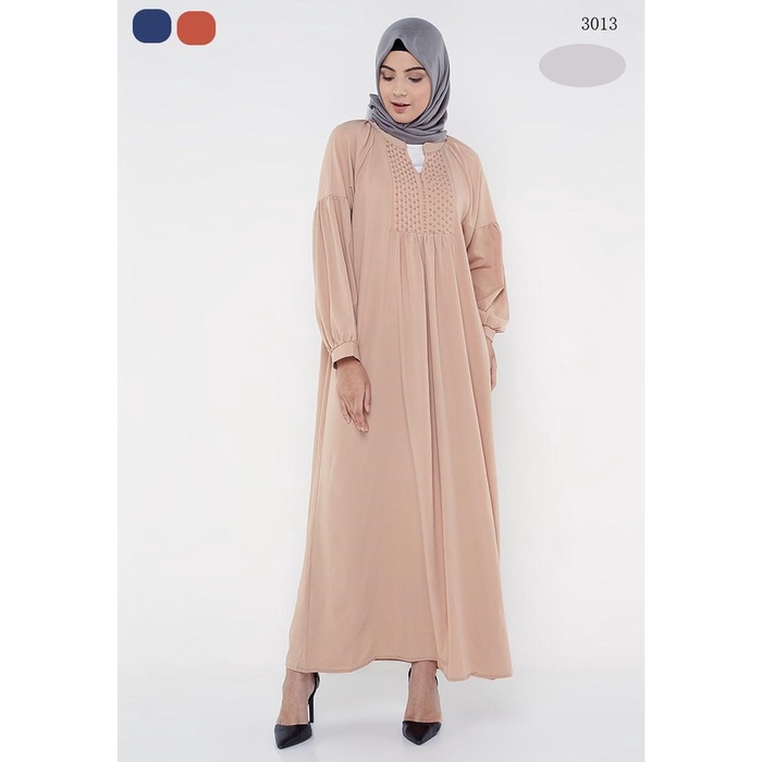 Model Baju Gamis Renda Cantik Import Premium Terbaru Grosir -3013