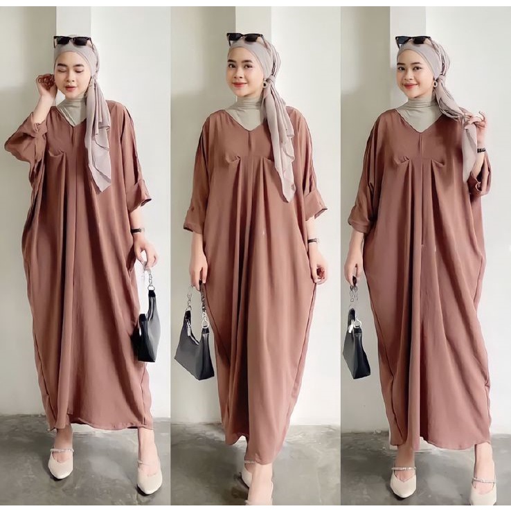 KAFTAN AMORA CRINKLE AIRFLOW / KAFTAN LEBARAN CRINKLE AIRFLOW PREMIUM
