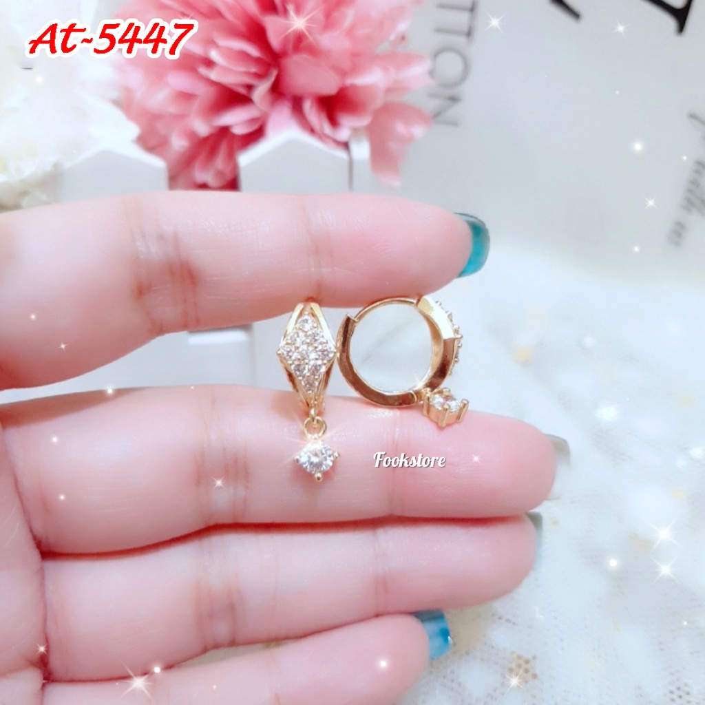 ANTING CLIP WANITA TERBARU FASHION KOREA ANTI ALERGI/COD