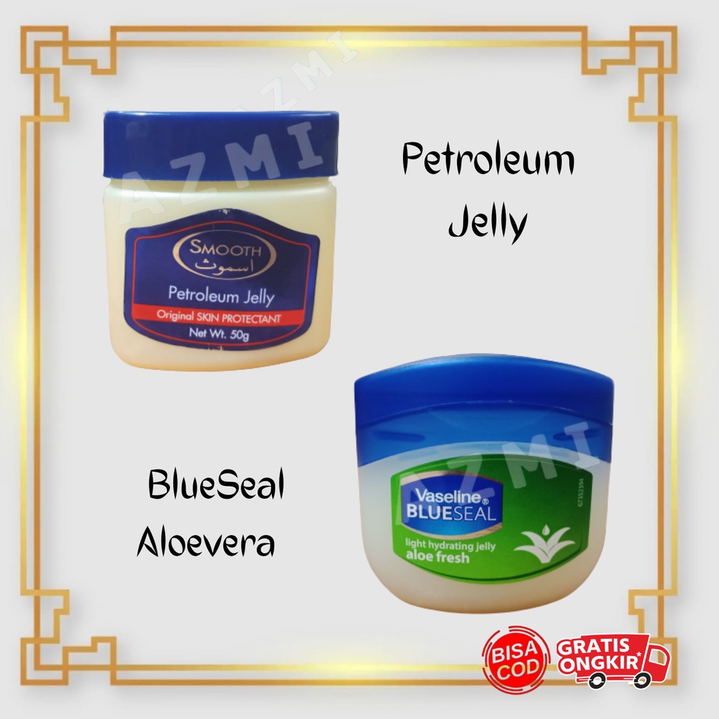 [ALL] Vaseline Blue Seal Aloevera dan Vaseline Smooth Petroleum Jelly 50 ML