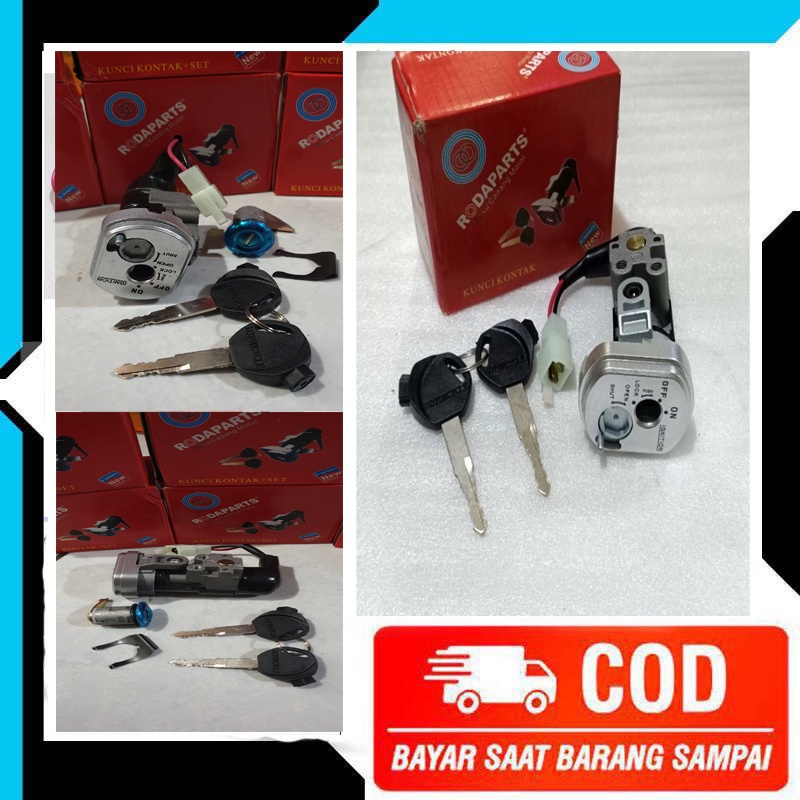 KUNCI KONTAK SET + JOK MOTOR HONDA BLADE LAMA 110 ASSY LENGKAP