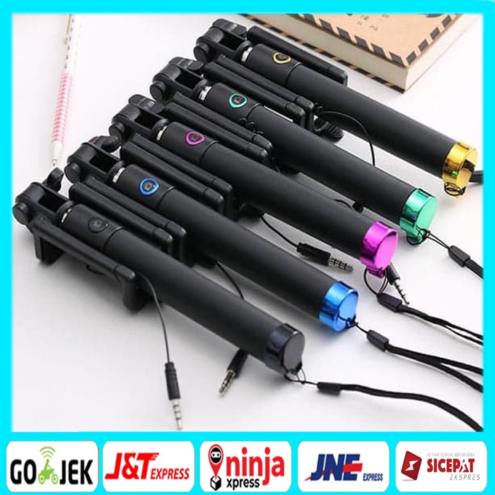 [BISA COD] TONGSIS LIPAT KABEL RUBBER BLACK EDITION - MONOPOD TONGKAT NARSIS