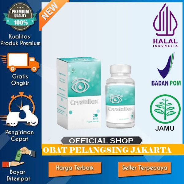 BISA COD | Crystallex Original Obat Mata Minus & Katarak Silinder