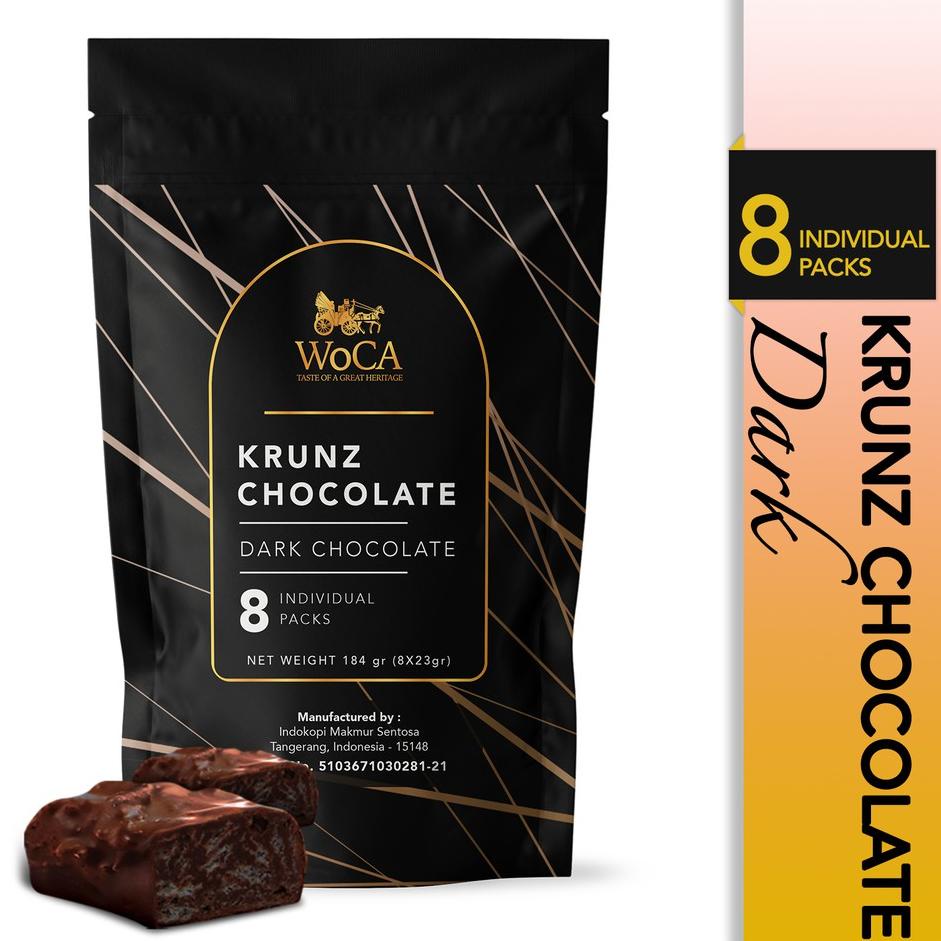 

Memang KerenQ6c6B WoCA Krunz Chocolate Dark 8 individual packs - Pouch