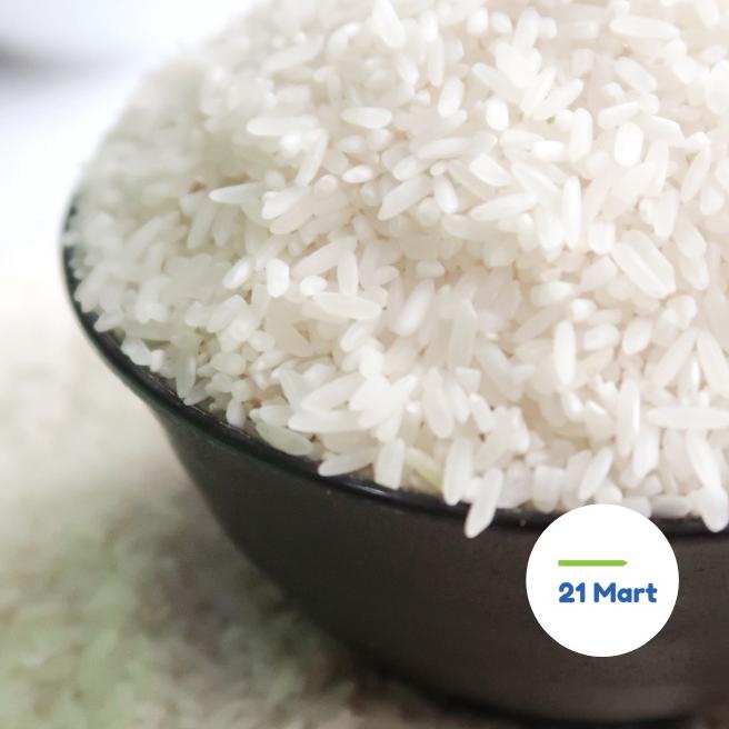 

♝ Beras Putih - Organik - Kemasan 5kg ✻
