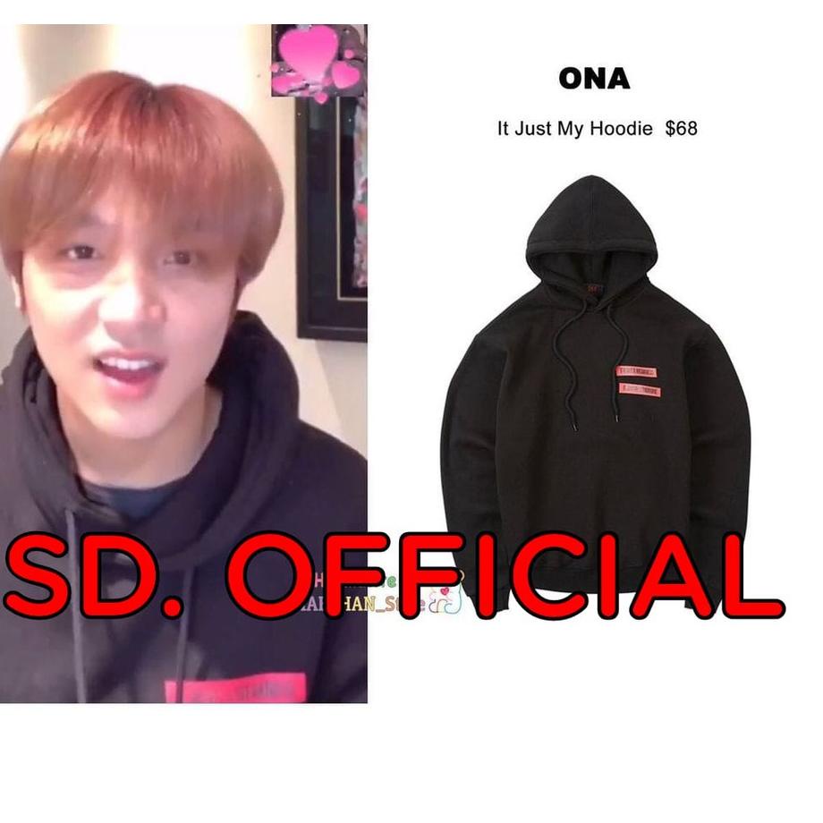 ♡ Jaket hoodie jumper nct haechan ona it just logo ★