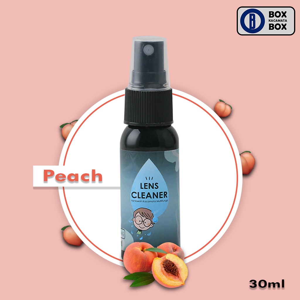 pembersih lensa AROMA / Air Pembersih Lensa serbaguna / Lens Cleaner 30ml  kopi peach sakura apel lemon dan mint