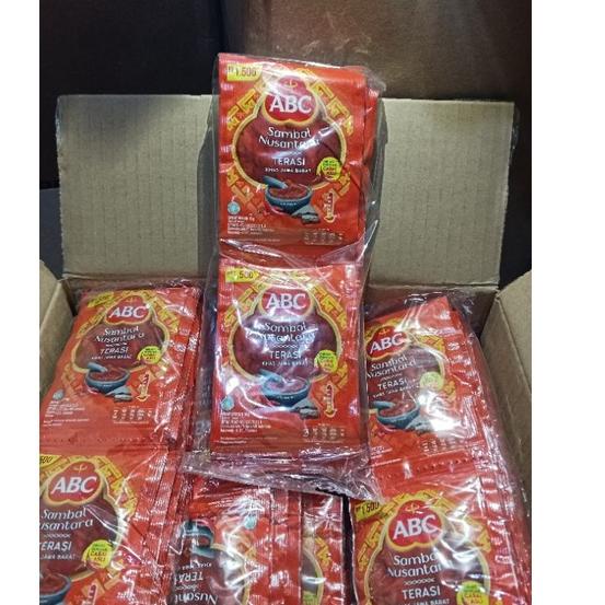 

Promo KerenKk9K4 SAOS SAMBAL ABC ASLI /SAMBAL NUSANTARA TERASI / GEPREK / EXTRA PEDAS / 1 RENTENG ISI 10 PCS 20gram