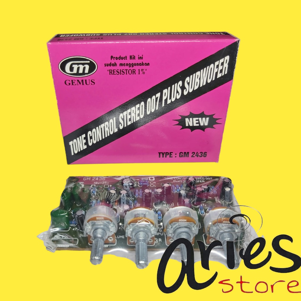 KIT TONE CONTROL STEREO PLUS SUBWOFEER GM 2436