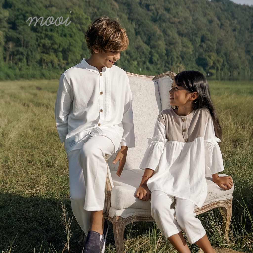 Mooi Setelan Anak Perempuan Tisha Tunik Set / Setelan Anak / Tunik Anak - MOOI IED SERIES
