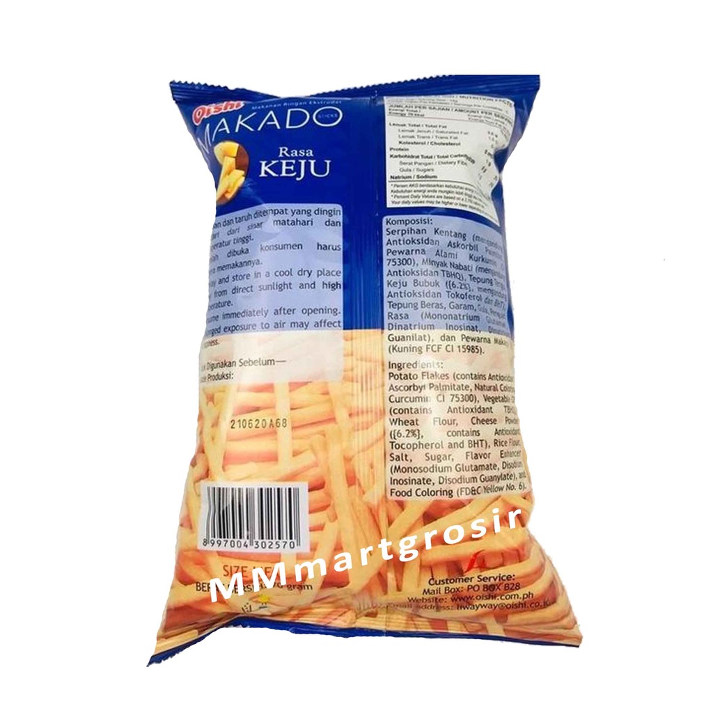 OISHI MAKADO STICKS RASA KEJU 60g