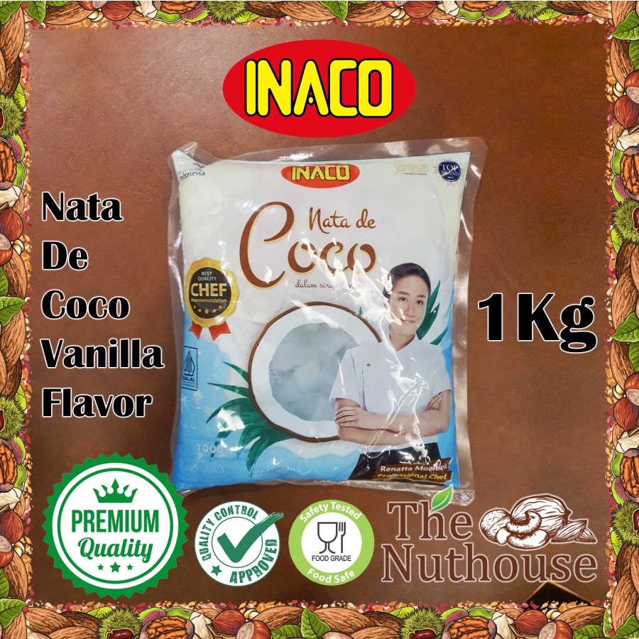 

INACO Nata De Coco Vanila Flavor 1 Kg [Halal]